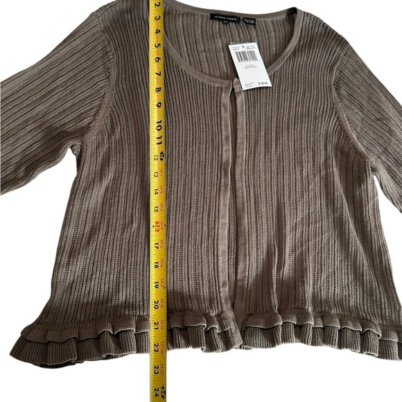 Jeanne Pierre Mudslide Cardigan Sweater Size XL NWT - Picture 9 of 17